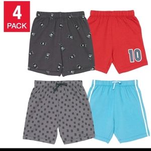 Pekkle Kids' Shorts (4 Pack) car, nwt